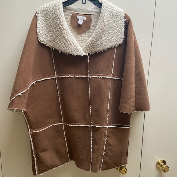 SUEDE SHERPA LOGAN JACKET - Picture 2 of 4